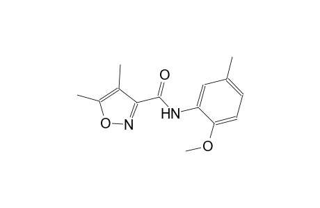 N-(2-methoxy-5-methylphenyl)-4,5-dimethyl-3-isoxazolecarboxamide
