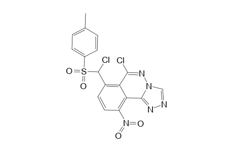 6-Chloro-7-[chloro(p-toluenesulfonyl)methyl]-10-nitro-1,2,4-triazolo[3,4-a]phthalazine
