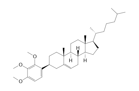 3.beta.-(3',4',5'-Trimethoxyphenyl)cholest-5-ene