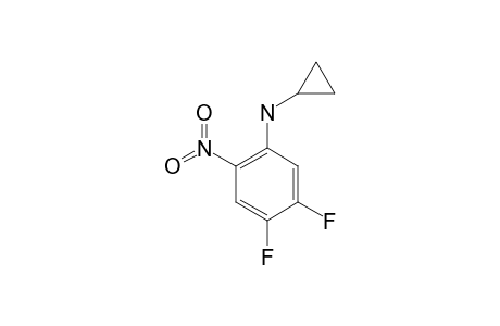 2-CYCLOPROPYLAMINO-4,5-DIFLUORO-NITROBENZENE