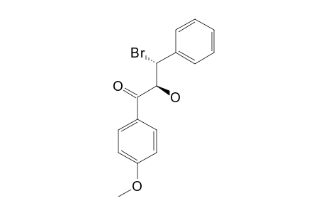 THREO-3-BrOMO-2-HYDROXY-1-(4-METHOXYPHENYL)-3-PHENYL-PROPAN-1-ONE