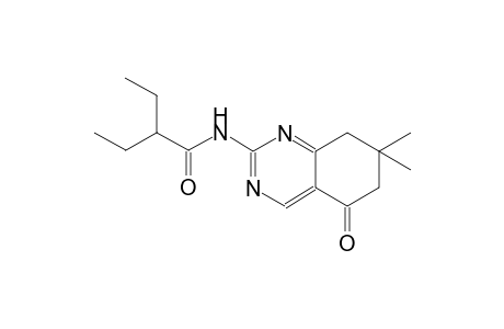 N-(7,7-dimethyl-5-oxo-5,6,7,8-tetrahydro-2-quinazolinyl)-2-ethylbutanamide