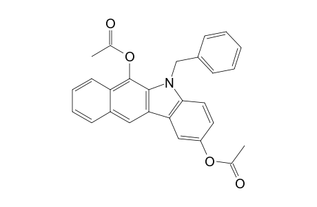 5-Benzyl-2,6-diacetoxy-5H-benzo[b]carbazole