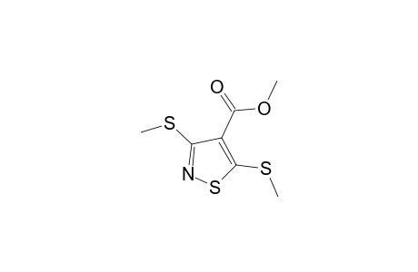 4-Isothiazolecarboxylic acid, 3,5-bis(methylthio)-, methyl ester