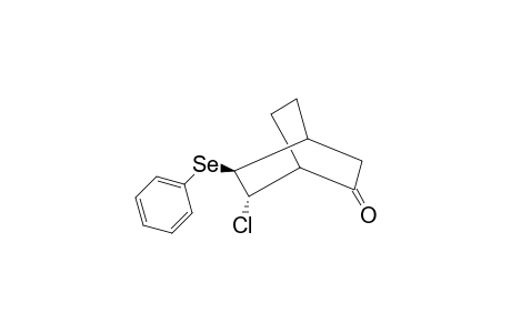 (1RS,4SR,5SR,6SR)-5-EXO-BENZENESELENYL-6-ENDO-CHLOROBICYCLO-[2.2.2]-OCT-2-ONE