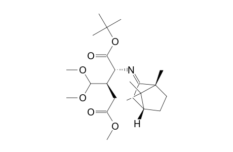1-t-Butyl Methyl (2R,3R)-N-[(1R,4R)-2-bornanylidene]-3-(dimethoxymethyl)glutamate