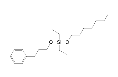 Silane, diethylheptyloxy(3-phenylpropoxy)-