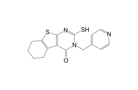3-(4-pyridinylmethyl)-2-sulfanyl-5,6,7,8-tetrahydro[1]benzothieno[2,3-d]pyrimidin-4(3H)-one