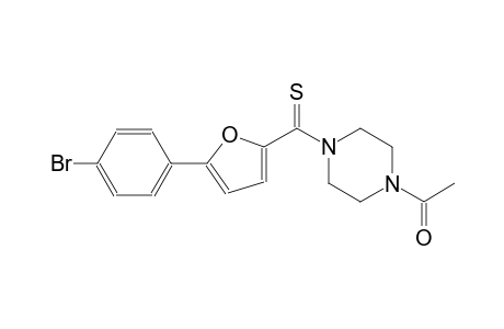 1-acetyl-4-{[5-(4-bromophenyl)-2-furyl]carbothioyl}piperazine
