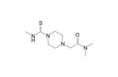 1-piperazineacetamide, N,N-dimethyl-4-[(methylamino)carbonothioyl]-