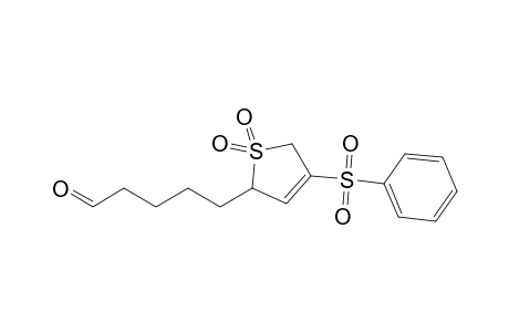 2-(5-Oxopentyl)-4-phenylsulfonyl-3-sulfolene