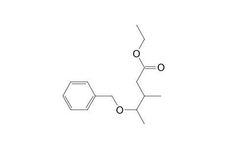 Ethyl 4-benzyloxy-3-methylpentanoate