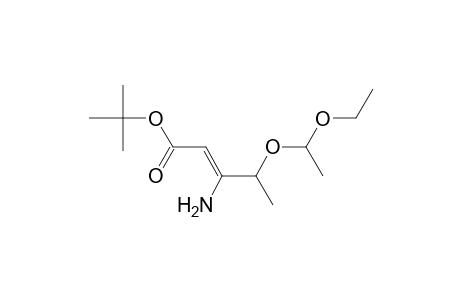 2-Pentenoic acid, 3-amino-4-(1-ethoxyethoxy)-, 1,1-dimethylethyl ester