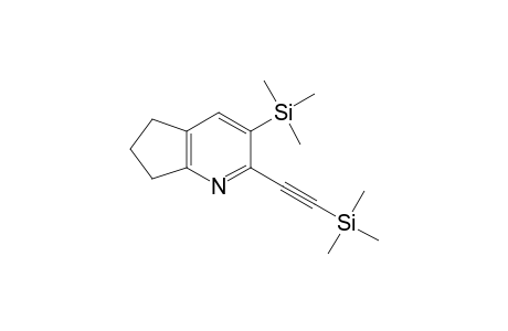 5-Trimethylsilylsilyl-6-[2-(trimethylsolyl)ethynyl]-2,3-dihydrocyclopenta[b]pyridine