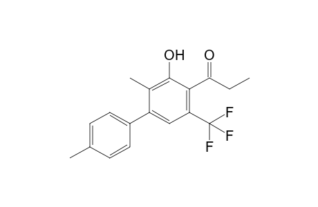 1-(3-Hydroxy-2,4'-dimethyl-5-(trifluoromethyl)-biphenyl-4-yl)propanone