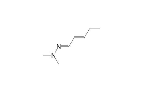 2-Pentenal, dimethylhydrazone