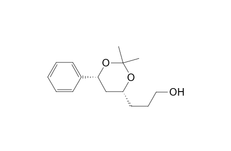 cis-3-(2,2-Dimethyl-6-phenyl-[1,3]dioxan-4-yl)-propan-1-ol