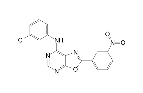 N-{(3"'-Chlorophenyl)-2'-(3''-nitrophenyl)-oxazolo[5,4-d]pyrimidin}-7-amine