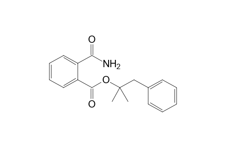 1',1'-Dimethyl-2'-phenylethyl 2-(aminocarbonyl)benzoate