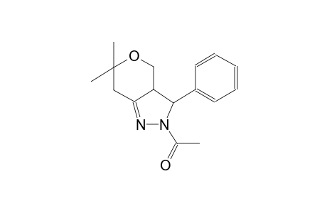 2-Acetyl-6,6-dimethyl-3-phenyl-2,3,3a,4,6,7-hexahydropyrano[4,3-c]pyrazole