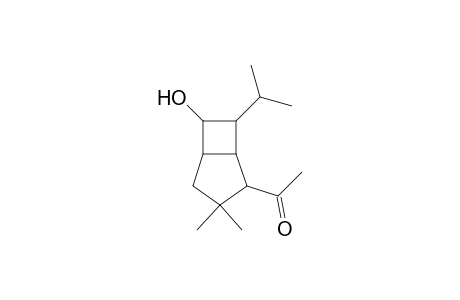 1-(6-isopropyl-7-hydroxy-3,3-dimethyl-4-bicyclo[3.2.0]heptanyl)ethanone Isomer A