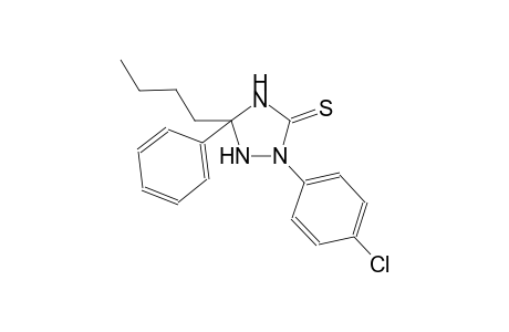 1,2,4-triazolidine-3-thione, 5-butyl-2-(4-chlorophenyl)-5-phenyl-