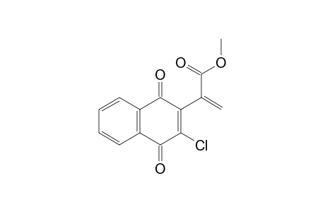 2-(3-Chloro-1,4-diketo-2-naphthyl)acrylic acid methyl ester