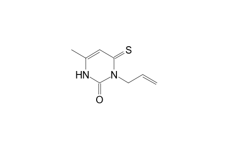2(1H)-Pyrimidinone, 3,6-dihydro-4-methyl-1-(2-propenyl)-6-thioxo-