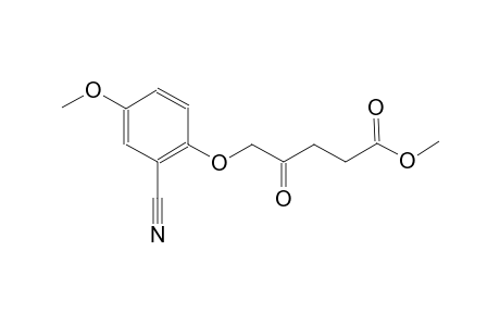 pentanoic acid, 5-(2-cyano-4-methoxyphenoxy)-4-oxo-, methyl ester