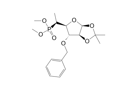 3-O-Benzyl-5,6-dideoxy-1,2-O-isopropylidene-5-dimethoxyphosphinyl-.alpha.,L-galactofuranose