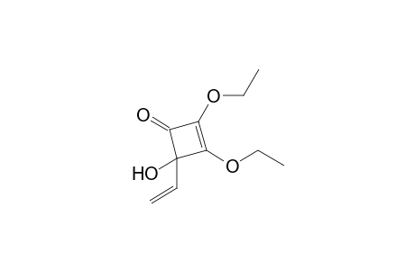 4-Ethenyl-2,3-diethoxy-4-hydroxy-2-cyclobutenone