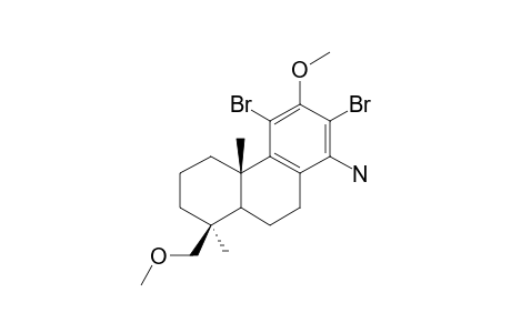 11,13-DIBROMO-12,19-DIMETHOXYPODOCARPA-8,11,13-TRIEN-14-AMINE