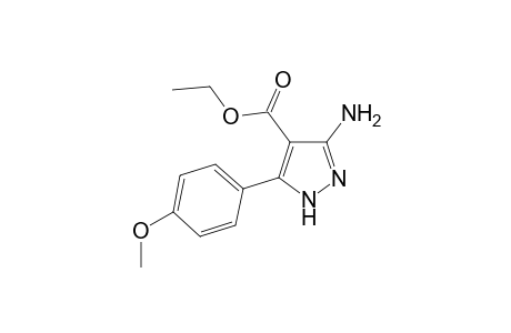 Ethyl 3-amino-5-(4-methoxyphenyl)-1H-pyrazole-4-carboxylate