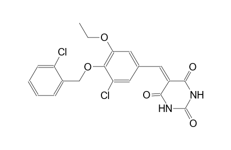 5-{3-chloro-4-[(2-chlorobenzyl)oxy]-5-ethoxybenzylidene}-2,4,6(1H,3H,5H)-pyrimidinetrione