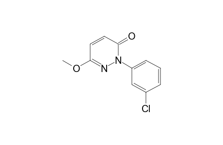 2-(m-CHLOROPHENYL)-6-METHOXY-3(2H)-PYRIDAZINONE