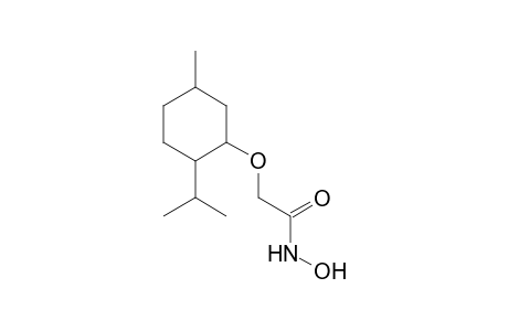 2-(p-menth-3-yloxy)acetohydroxamic acid