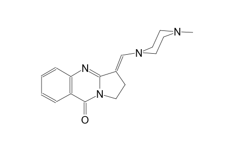 (3E)-3-[(4-methyl-1-piperazinyl)methylene]-2,3-dihydropyrrolo[2,1-b]quinazolin-9(1H)-one