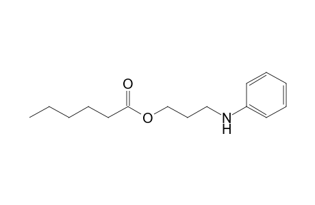 3-(Phenylamino)propyl hexanoate