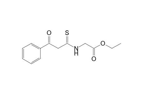 Ethyl 2-[(3-oxo-3-phenylpropanthioyl)amino]acetate