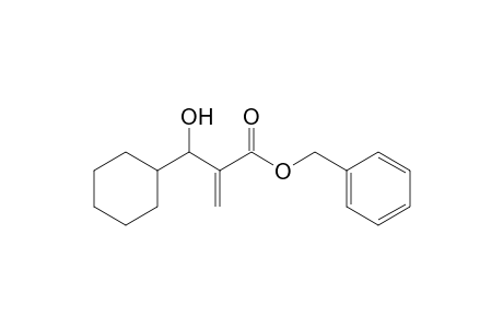 (phenylmethyl) 2-[cyclohexyl(oxidanyl)methyl]prop-2-enoate