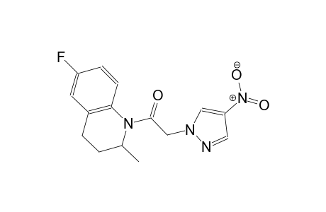 6-fluoro-2-methyl-1-[(4-nitro-1H-pyrazol-1-yl)acetyl]-1,2,3,4-tetrahydroquinoline