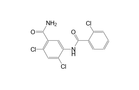 2,4-dichloro-5-[(2-chlorobenzoyl)amino]benzamide