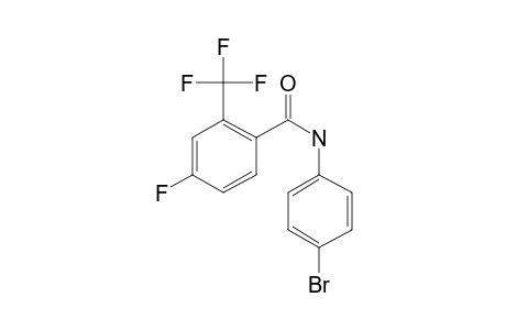 4-Fluoro-2-trifluoromethylbenzamide, N-(4-bromophenyl)-