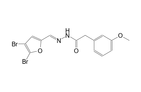 N'-[(E)-(4,5-dibromo-2-furyl)methylidene]-2-(3-methoxyphenyl)acetohydrazide