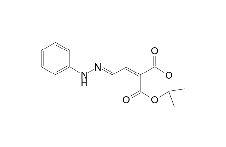 Acetaldehyde, (2,2-dimethyl-4,6-dioxo-1,3-dioxan-5-ylidene)-, aldehydo-(phenylhydrazone)