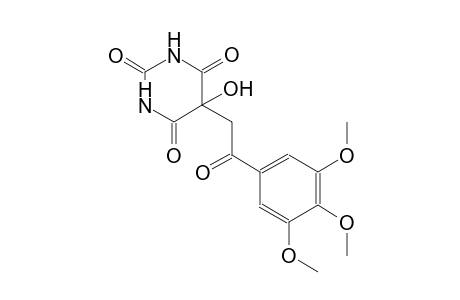2,4,6(1H,3H,5H)-pyrimidinetrione, 5-hydroxy-5-[2-oxo-2-(3,4,5-trimethoxyphenyl)ethyl]-