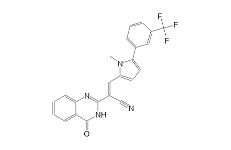 2-quinazolineacetonitrile, 3,4-dihydro-alpha-[[1-methyl-5-[3-(trifluoromethyl)phenyl]-1H-pyrrol-2-yl]methylene]-4-oxo-