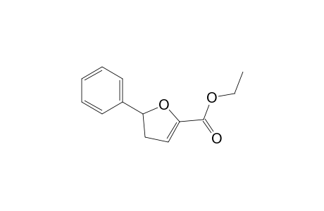 2-Furancarboxylic acid, 4,5-dihydro-5-phenyl-, ethyl ester, (.+-.)-
