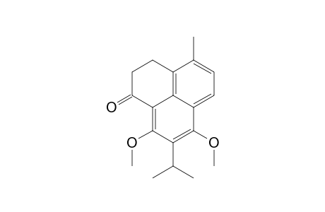 1H-Phenalen-1-one, 2,3-dihydro-7,9-dimethoxy-4-methyl-8-(1-methylethyl)-