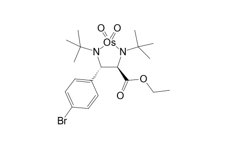 Ethyl trans-1,3-Bis(tert-butyl)-5-(4'-bromophenyl)-2,2-dioxo-2-osma(IV)imidazolidine-4-carboxylate